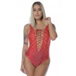 Costum de baie Eternity Snake Rosu